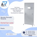 Biombo rodante Plomado - Dental San Justo
