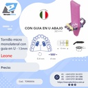 Tornillo expansor / disyuntor - micro monolateral con guía en U - Leone