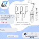 Kit contraangulo 4:1 para stripping S-11 1021 M4 - TEALTH