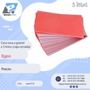 Cera rosa a granel (caja cerrada) x 5 kilos - Egeo