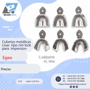 Cubetas metálicas Lisas -  tipo rim lock para  impresión - Egeo