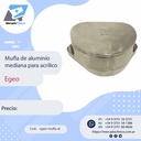 Mufla  de aluminio mediana para acrilio - Egeo