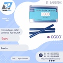 Cera Azul para tallar prótesis  fija - DURA x 12 unidades / barritas - Egeo