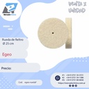 Rueda de fieltro Ø 25 cm - Egeo