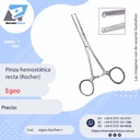 Pinza hemostática recta ( Kocher ) - Egeo