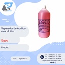 Separador de Acrílico - rosa -1 litro - Egeo
