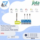 Piedras diamantadas- Cono Invertido redondeado 808RL - x unidad- Jota