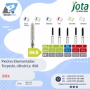 Piedras diamantadas- Torpedocilíndrica  -  868 - x unidad - Jota