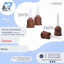 Puntas mezcladoras universales (marrón) 
p/ adhesivos duales, siliconas, etc. - Cotisen
