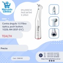 Contra ángulo 1:5 Fibra óptica, push button, 1020L-M4 (I05F-01C) - Tealth 