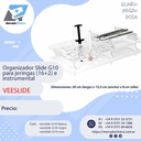 Organizador Slide G10, para jeringas (16+2) e instrumental - VEESLIDE