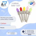 Brochitas para pulido, puntas cónica, x unidad - Cotisen