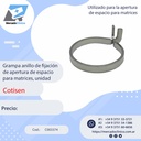 Grampa anillo de fijación de apertura de espacio para matrices, unidad - COTISEN