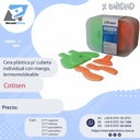 Cera plástica p/ cubeta individual con mango, 
termomoldeable - Cotisen