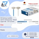 Kit goma para pulido - Set EY-10 - Twisst - 40 unidades - Eve