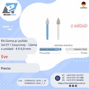 Gomas para pulido - Set EY-1 - Llama - x unidad - Eve