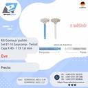Gomas para pulido - Set EY-10 - Twisst - x unidad - Eve