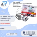 Kit Bracket metal Roth o MBT - Advanced Series - kits Promocional - ORTHOMETRIC