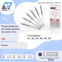 Fresa / ensanchador Gates Glidden x 6 unidades del mismo numero - NIC