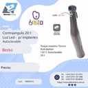 Contraangulo 20:1 Luz Led -  p/ implantes Autoclavable - Besto