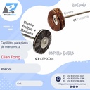 Disco de badana de cuero y cepillo doble + badana - venta x unidad - Dian Fong