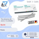 Tiras abrasivas de acero x 12 unidades - Becht