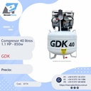 Compresor 40 litros 1.1 HP - 850w - GDK