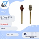Kit pulidor CA X2 Diamantado - Easydent