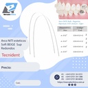 Arco NITI esteticos  BEIGE Soft Termo BEIGE  Universal - Redondos - x 10 unidades - Tecnident