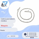 Cadena para babero CLIP- metálica - MAQUIRA 