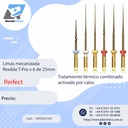 Limas mecanizada  flexible T-Pro x 6 de 25mm - Perfect