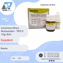 Ionómero Vítreo TIPO I Cementación Autocurado - 10g+8ml - EASYDENT