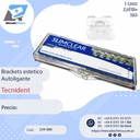 Brackets estético Autoligante- Zafiro - SLIMCLEAR 0,22 -  5x5 - 234-000 - Tecnident