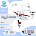 Equipo sillon 329-36 colgante  +banqueta1 +focoK06+ pedalMul -GDK