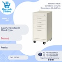 Cajonera rodante  Movil Ecco - Forms