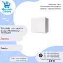  Mochila con percha Ecco/Aluminio 1 Modulo - Forms