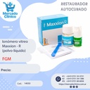 Ionómero vitreo Restaurador - Maxxion R -  (polvo 10g-líquido 8gr) Autocurado - FGM