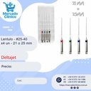 Lentulo rellenador pasta 25/40 x4 - 21 o 25 mm - Deltajet