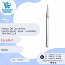 Freson D6 Corte fino  Cónico romo - rojo -  x unidad 194-140-023 - Easydent