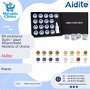 Kit cerámicas Stain / glaze All porcelain  Aesthetic of choise - Aidite