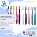 Cepillo de dientes  kids infantil dif. Colores x unidad - Mercado Clinico