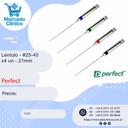 Lentulo  - #25-40 x4 un - 21mm - Perfect