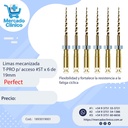 Limas mecanizada  T-PRO p/ acceso #ST x 6 de 19mm - Perfect
