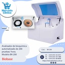 Analizador de bioquímica automatizado de 200 pruebas/ hora. Modelo BK-200 - Biobase