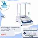 Balanza Analítica con calibración  interna de 220gr x 0,1mg, modelo BAS31 - Boeco