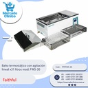 Baño termostático con agitación lineal x31 litros mod. FWS-30 - Faithful