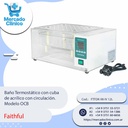 Baño Termostático con cuba  de acrílico con circulación.  Modelo OCB - Faithful