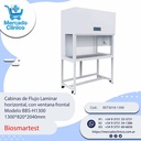Cabinas de Flujo Laminar  horizontal, con ventana frontal Modelo BBS-H1300 - Biosmartest