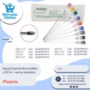 Aguja Espinal descartable x 50 Un - varios tamaños - Phoenix