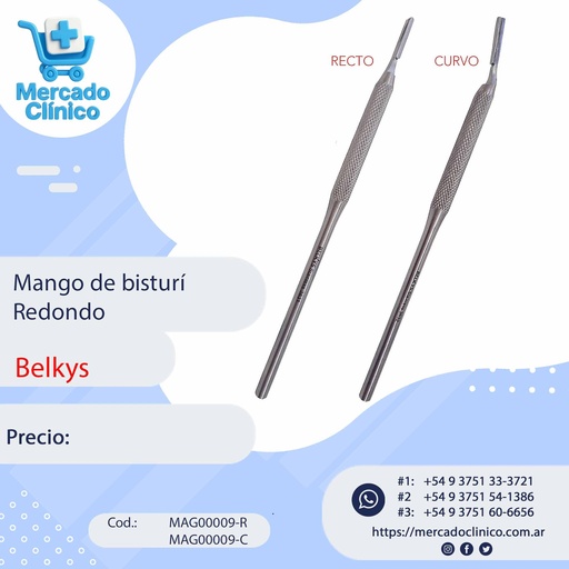 Mango para bisturi x unidad - Belkys